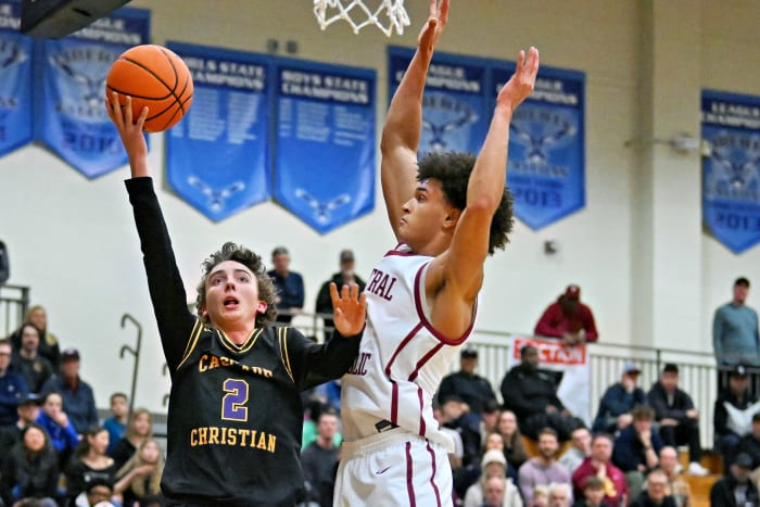 Central Catholic Cascade Christian boys basketball Les Schwab Invitational December 26 2023 Leon Neuschwander 22